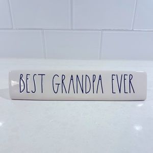 Rae Dunn grandpa plaque